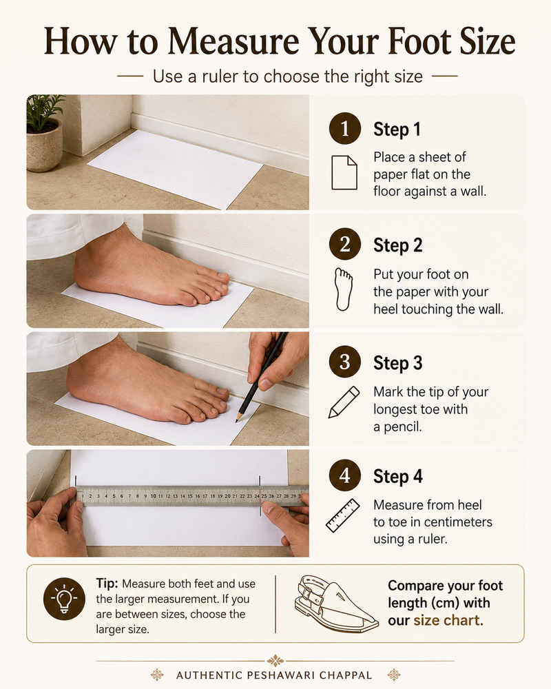 How to Measure Your Foot