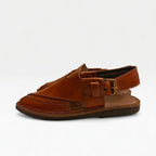 Brown Charsadda Classic Takidar Chappal