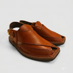 Brown Charsadda Classic Takidar Chappal