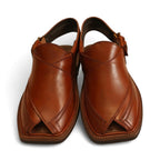 Brown Charsadda Classic Takidar Chappal