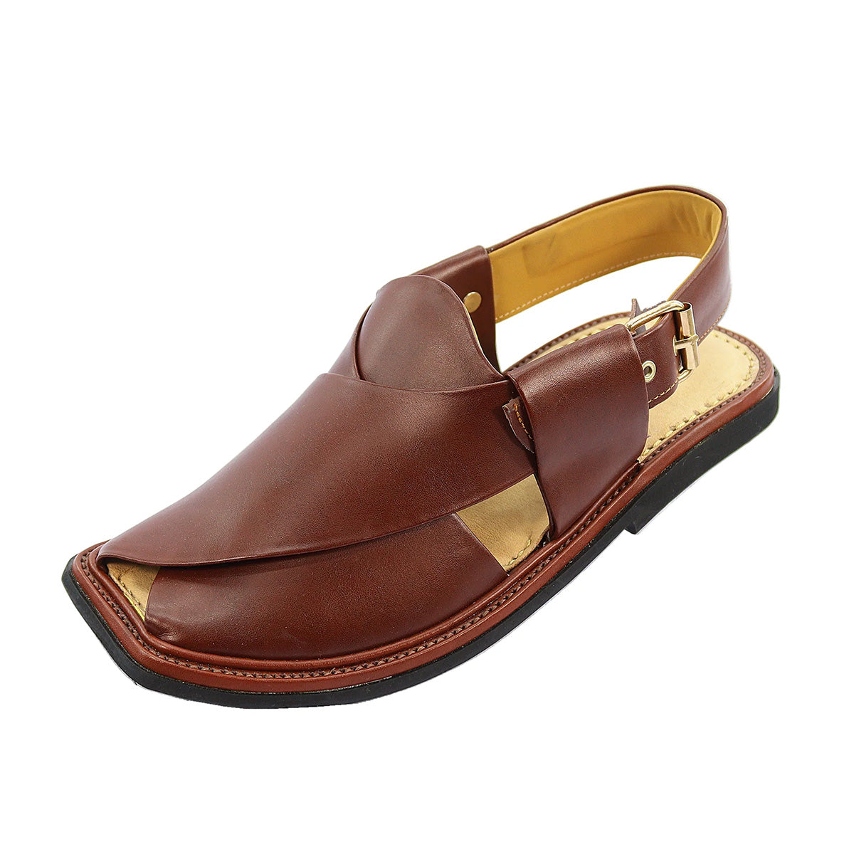 Smart Zalmi Red Peshawari Chappal for Men