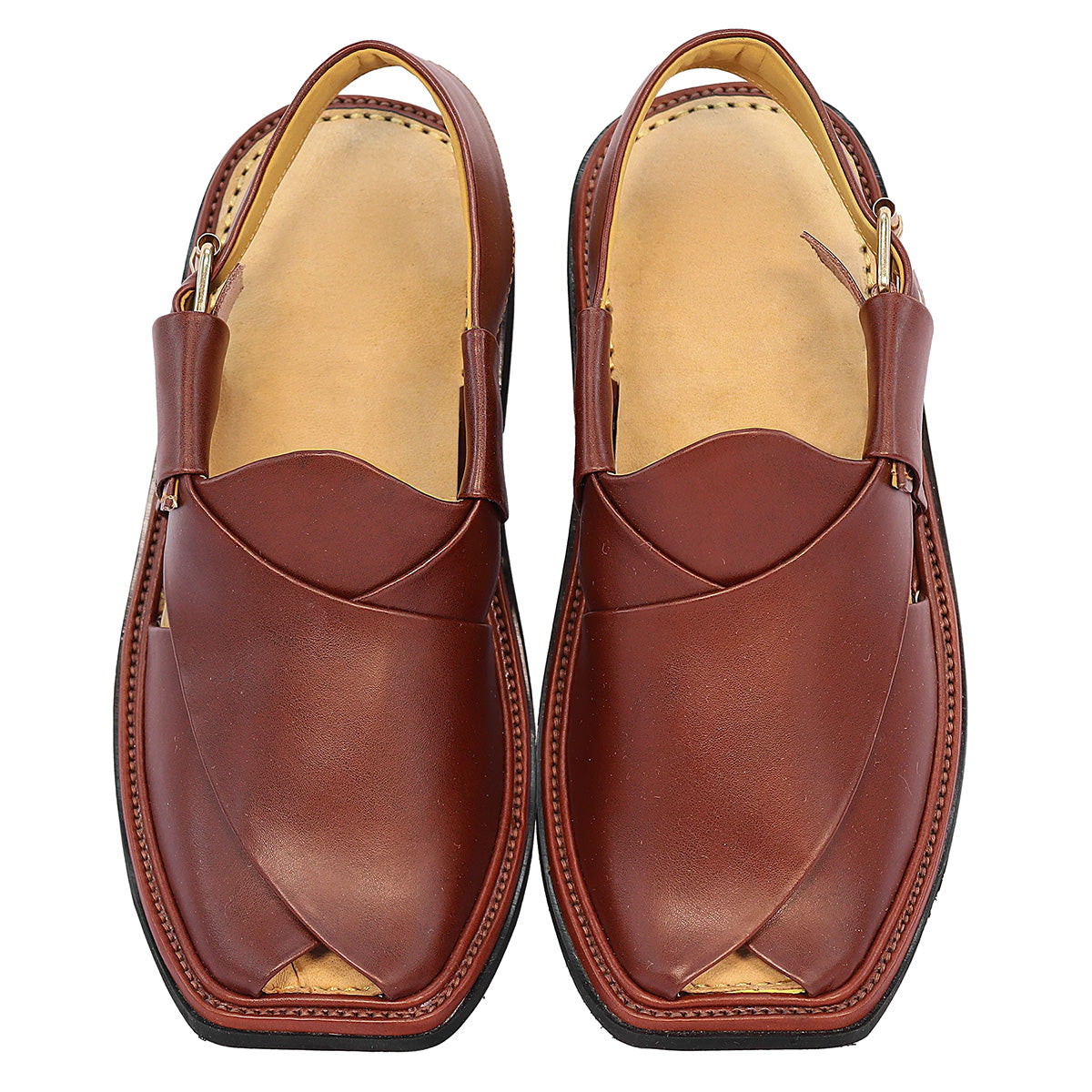Smart Zalmi Red Peshawari Chappal for Men