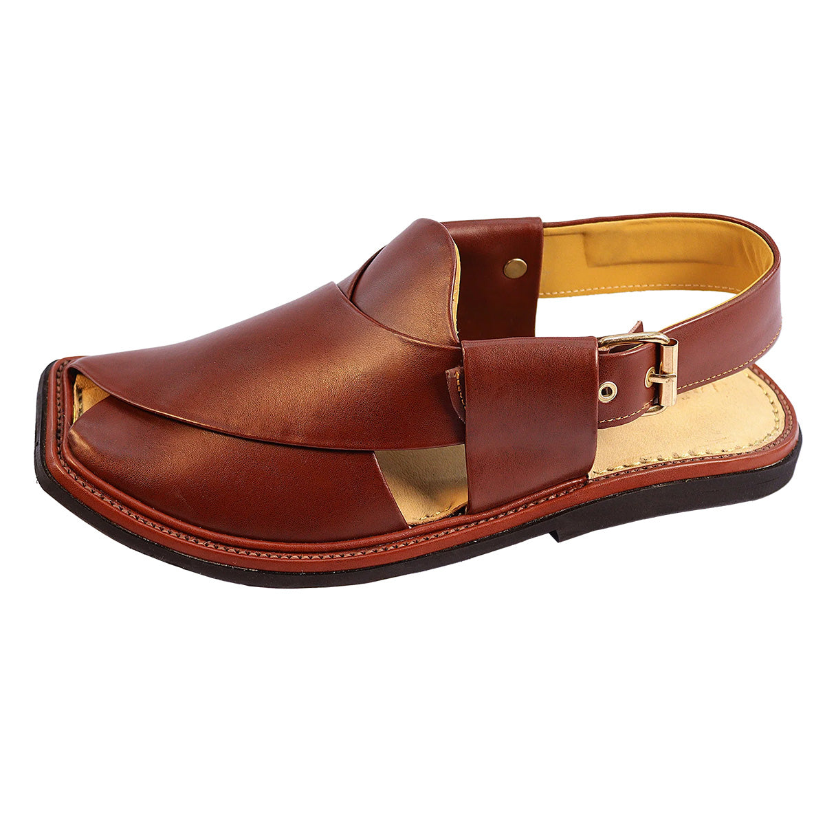 Smart Zalmi Red Peshawari Chappal for Men
