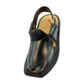 Smart Zalmi Black Peshawari Chappal for Men