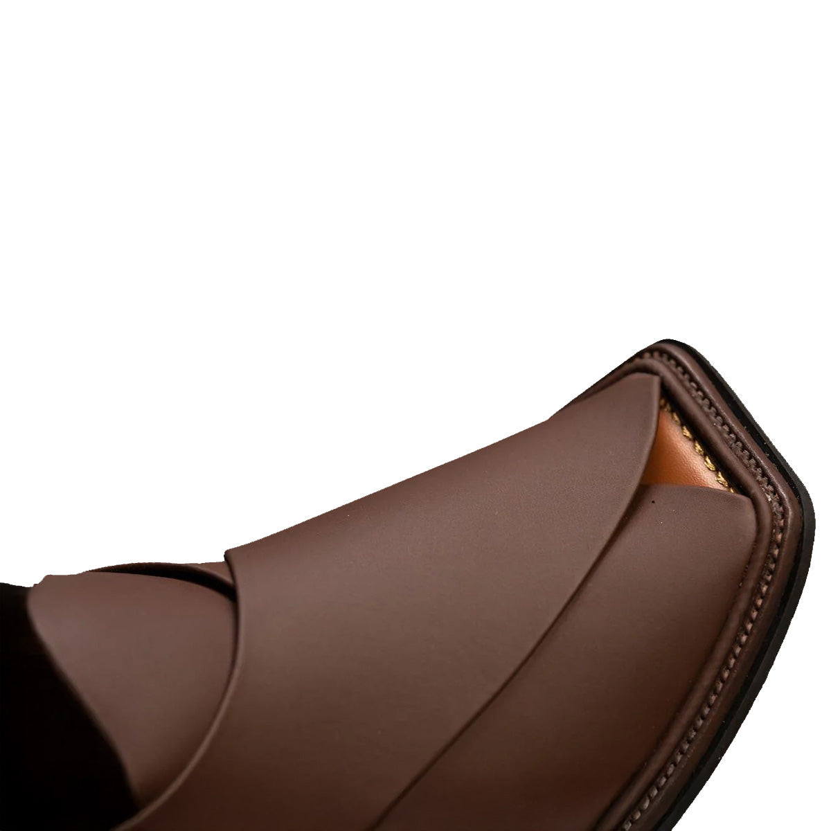 Smart Zalmi Matte Brown Peshawari Chappal for Men